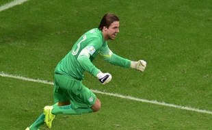 Tim Krul, sauveur des Pays-Bas face au Costa Rica, le 5 juillet 2014 au Brésil