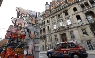 L'hôpital St Mary à Londres où Kate Middleton va accoucher.