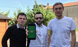 Jonathan Nenich, David Rodrigues et Matias Arraez ont lancé l’application Goaltrotters.