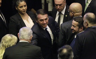 Jair Bolsonaro, le nouveau président brésilien, le 1er janvier, jour de son investiture.