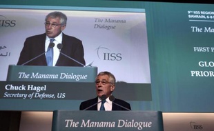 Les Etats-Unis vont maintenir leur présence militaire, forte de 35.000 hommes, dans la région du Golfe, malgré un accord avec l'Iran sur son programme nucléaire, a annoncé samedi à Bahreïn le secrétaire américain à la Défense, Chuck Hagel.