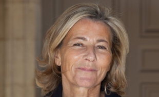 Claire Chazal à la Fashion Week de Paris en octobre 2015