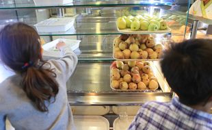Illustration d'une cantine scolaire, à Strasbourg.