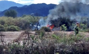 Une collision entre deux hélicoptères a fait 10 morts, le 9 mars, en Argentine.