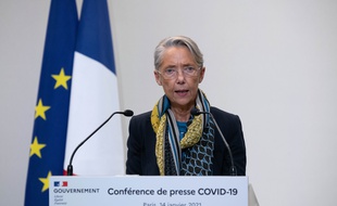 Elisabeth Borne, ministre du Travail, le 14 janvier 2021.
