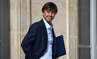 Nicolas Hulot le 5 juillet 2017. AFP PHOTO/Eric FEFERBERG.