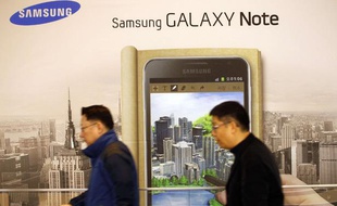 Le succès du Galaxy Note dope les performances de Samsung sur le marché mondial des smartphones.