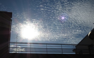 Illustration du soleil, à Lille.