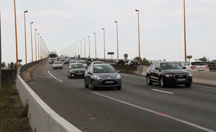 Une troisième voie sera créée sur le pont de Cheviré (sens nord-sud).