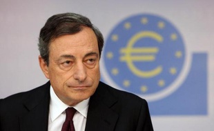 Le président de la Banque centrale européenne (BCE) Mario Draghi à Francfort (Allemagne) le 7 août 2014