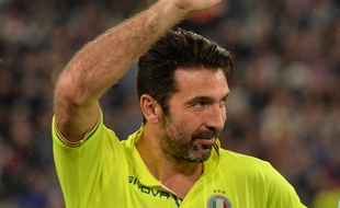 Gigi Buffon lors d'un match caritatif, le 29 mai 2019.
