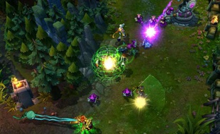 Une carte de « League of Legends».