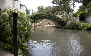 La promenade de la rivière à San Antonio, aux Etats-Unis.