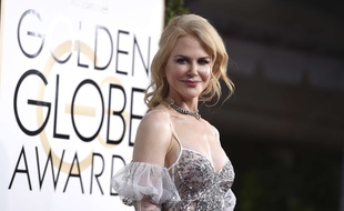 Nicole Kidman sur le tapis rouge des Golden Globes, le 9 janvier 2017.