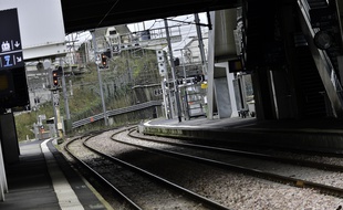 Une gare (illustration)