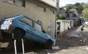 Inondations à Cannes, le 4 octobre 2015.