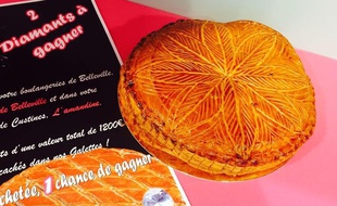 Galette des rois de la boulangerie Les Délices de Belleville (54)