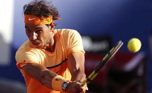 Rafael Nadal en finale du tournoi de Barcelone, le 24 avril 2016.