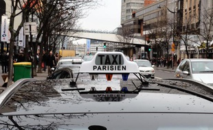 Les taxi parisiens sont en grève ce lundi 13 janvier