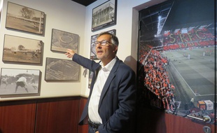 Président non exécutif du club, Jacques Delanoë a été le grand artisan de ce musée dédié à l'histoire du Stade Rennais.