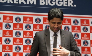 Le président du PSG Nasser al-Khelaïfi.