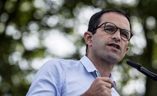Benoît Hamon le 24 août 2014 à Frangy-en-Bresse