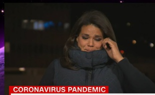 Sara Sidner a été très émue après la diffusion d'un de ses reportages sur le Covid-19 aux Etats-Unis