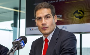 Mathieu Gallet, président-directeur général de Radio France, le 15 octobre 2014 à Paris.
