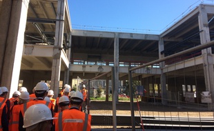 Le chantier de transformation du centre de tri postal en Cité numérique a démarré en 2013.
