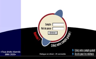 Capture d'écran du site JuneLive.net
