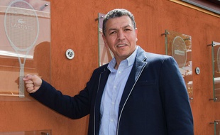 Abdel Benazzi à Roland-Garros en 2013