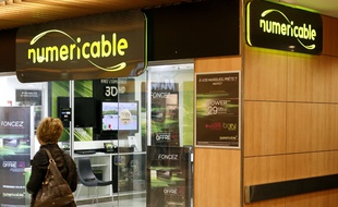 Une boutique Numericable à Nice le 7 mars 2014.