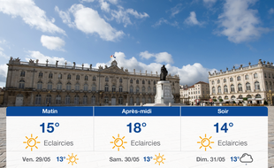 Météo Nancy: Prévisions du jeudi 28 mai 2020