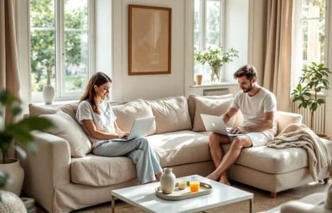 Vous rêvez d’un salon élégant et pratique ? Ce canapé d’angle convertible en velours beige est à moins de 700 € chez Conforama