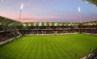 Le stade de Reims, le 1er mai 2012