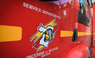 Un camion de pompiers du Bas-Rhin à Strasbourg