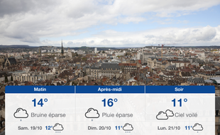 Météo Dijon: Prévisions du vendredi 18 octobre 2019