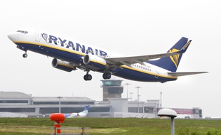 Un avion de la compagnie low cost Ryanair