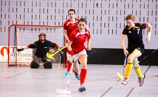 Illustration floorball.