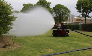 Le robot Sentinel peut par exemple déployer une lance à incendie dans des souterrains ou tunnels, inaccessibles aux camions de pompiers.