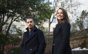 Maxime Elomari et Asma Suleiman, les deux fondateurs d'Izaure.