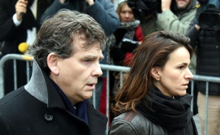 Arnaud Montebourg et Aurélie Filippetti le 15 janvier 2016 à Paris