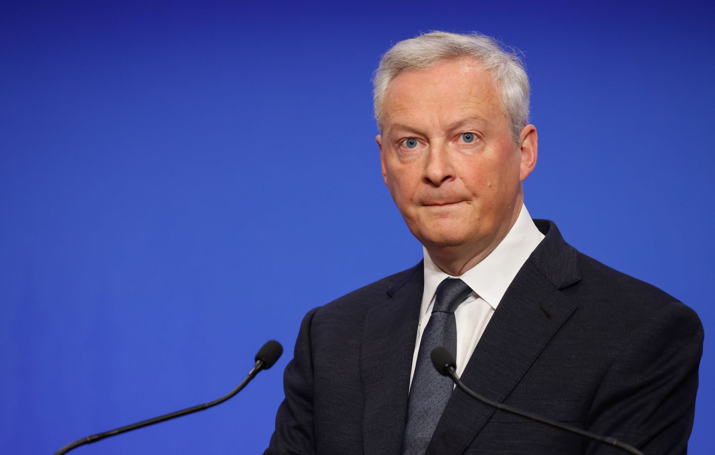 Bruno Le Maire, ministre de l'Economie, des Finances et de la Souveraineté industrielle et numérique, à Paris le 8 janvier 2024.