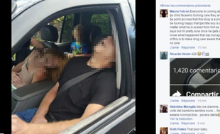 Capture d'écran d'une des photos postée par la police d'East Liverpool dans l'Ohio sur Facebook.
