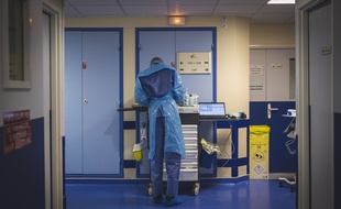 Le service de réanimation de l'hôpital de Grasse.