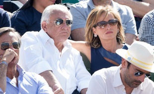 Dominique Strauss-Kahn et Myriam L'Aouffir à Roland Garros