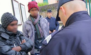 Des migrants interpellés en gare de Menton-Garavan (Illustration)