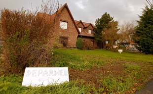 Nechin, Belgique, le 10 decembre 2012. L'acteur Gerard Depardieu a achete une maison dans ce petit village a la frontiere francaise.