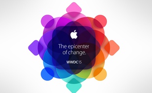 Le logo de la conférence WWDC 2015 d'Apple.