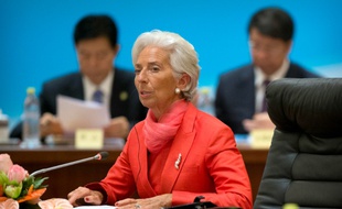 La directrice générale du Fonds monétaire international (FMI) Christine Lagarde à Pékin, le 22 juillet 2016
